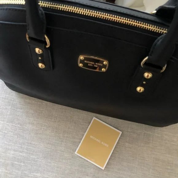 Michael Kors Bowling Bag Purse - Picture 2 of 10
